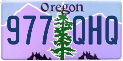 OR license plate 977QHQ