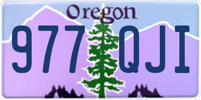 OR license plate 977QJI