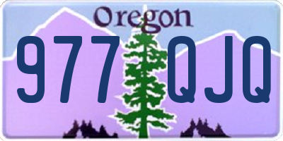 OR license plate 977QJQ