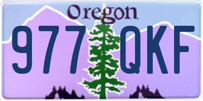 OR license plate 977QKF