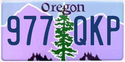 OR license plate 977QKP
