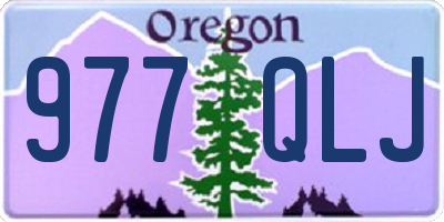 OR license plate 977QLJ