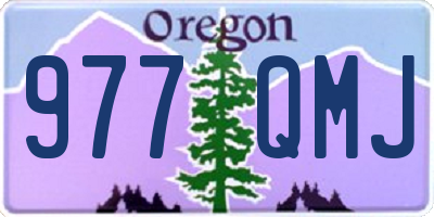 OR license plate 977QMJ
