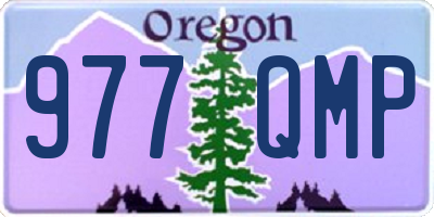 OR license plate 977QMP