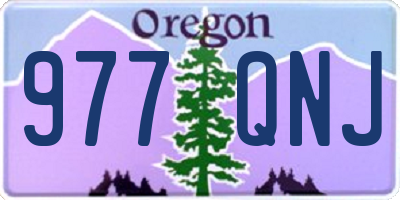OR license plate 977QNJ