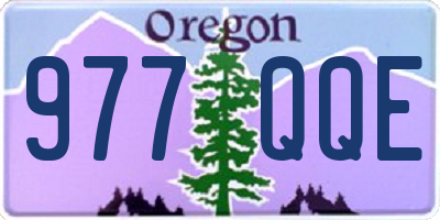 OR license plate 977QQE