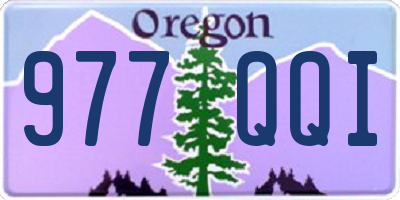 OR license plate 977QQI