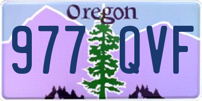 OR license plate 977QVF
