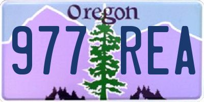 OR license plate 977REA
