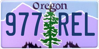 OR license plate 977REL