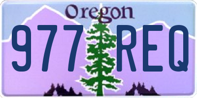 OR license plate 977REQ