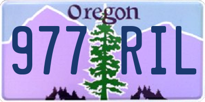 OR license plate 977RIL