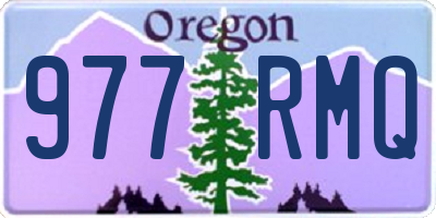 OR license plate 977RMQ
