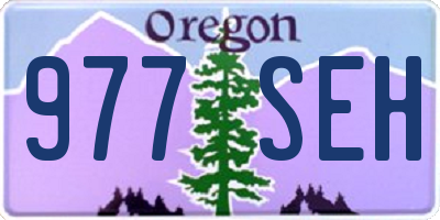 OR license plate 977SEH