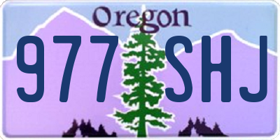 OR license plate 977SHJ