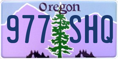 OR license plate 977SHQ