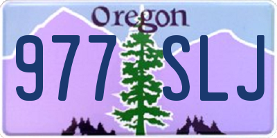 OR license plate 977SLJ