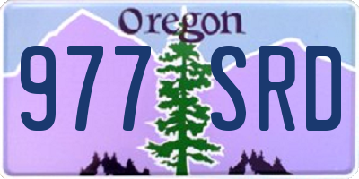 OR license plate 977SRD
