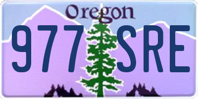 OR license plate 977SRE