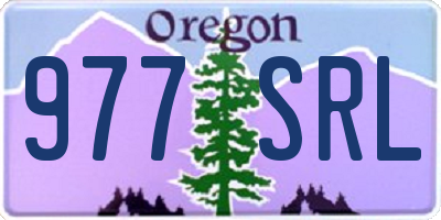 OR license plate 977SRL