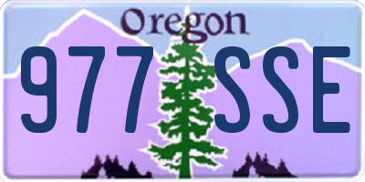 OR license plate 977SSE