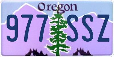 OR license plate 977SSZ