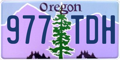 OR license plate 977TDH