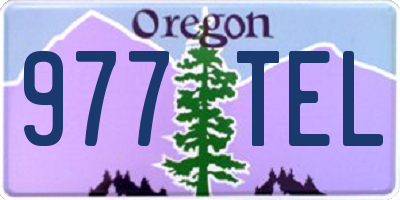 OR license plate 977TEL