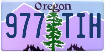 OR license plate 977TIH