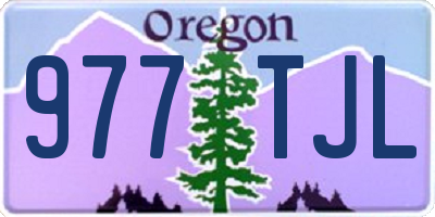 OR license plate 977TJL