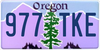 OR license plate 977TKE