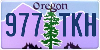 OR license plate 977TKH