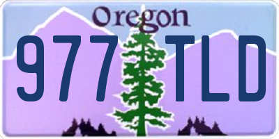 OR license plate 977TLD
