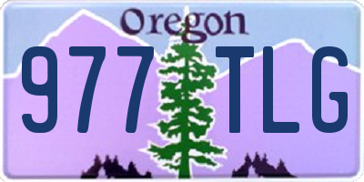OR license plate 977TLG