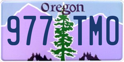 OR license plate 977TMO