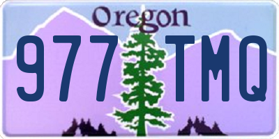 OR license plate 977TMQ