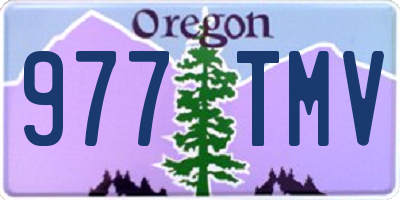OR license plate 977TMV