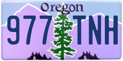 OR license plate 977TNH