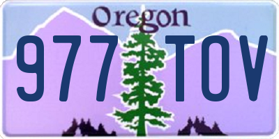 OR license plate 977TOV