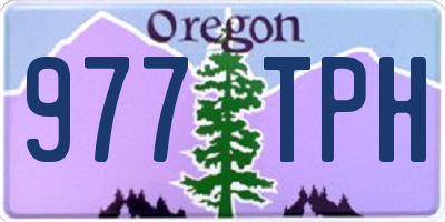 OR license plate 977TPH