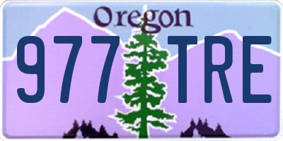 OR license plate 977TRE
