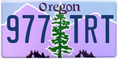 OR license plate 977TRT