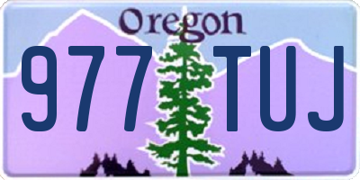 OR license plate 977TUJ