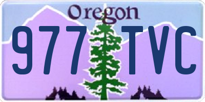 OR license plate 977TVC