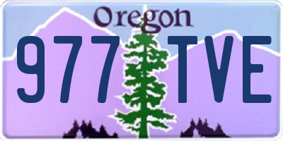 OR license plate 977TVE