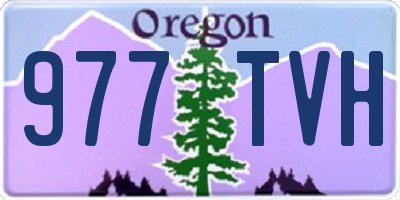 OR license plate 977TVH