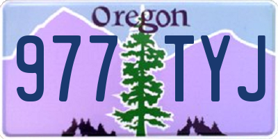 OR license plate 977TYJ
