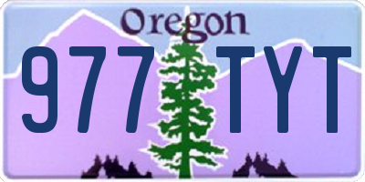 OR license plate 977TYT