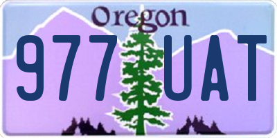 OR license plate 977UAT