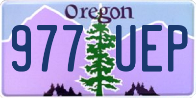OR license plate 977UEP